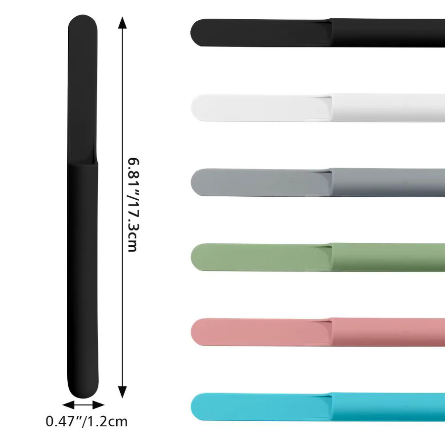 Selbstklebender Silikon-Stifthalter für Tablet-Stylus in Grau - Bild 4