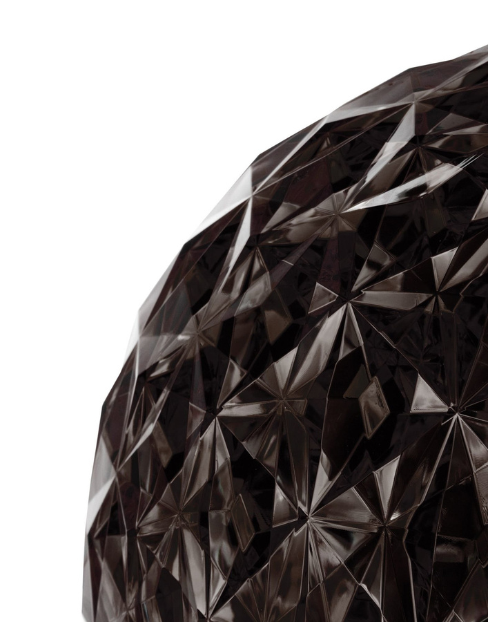 Kartell Planet Tischleuchte in Schwarz mit transparentem Glasschirm - Bild 3