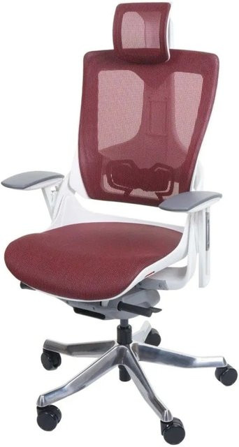 Ergonomischer Bürostuhl MERRYFAIR Adelaide in Rot mit Netzbespannung und Polsterung - Bild 2