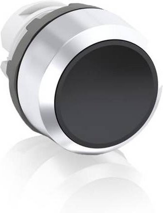 ABB MP1-20B Drucktaster-Frontelement in Schwarz mit IP66 Schutzart, Breite: 2,8 cm, Höhe: 1,15 cm - Bild 1
