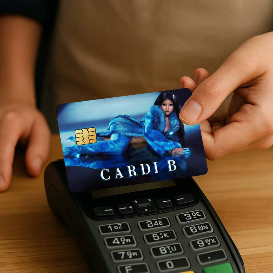 Singer C-Cardi B Karten-Aufkleber für Bank- und Kreditkarten - Bild 4