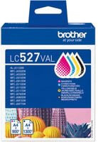 Brother LC-527VAL Druckerpatronen Multipack mit Schwarz, Cyan, Magenta und Gelb für MFC-J4350DW und MFC-J4550DW - Bild 1