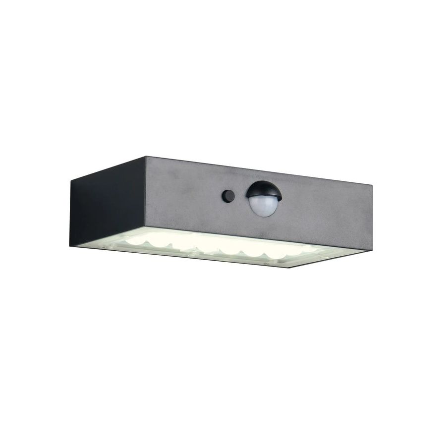Reality LED-Wandleuchte Elvas Außenleuchte Schwarz Matt B: 13,8 cm, T: 3,6 cm, H: 9 cm - Bild 2
