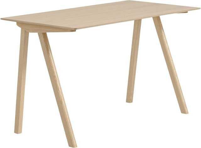 HAY Copenhague Cph90 Schreibtisch aus Eiche und Linoleum in Braun, B/T/H: 130 x 65 x 65 cm - Bild 1