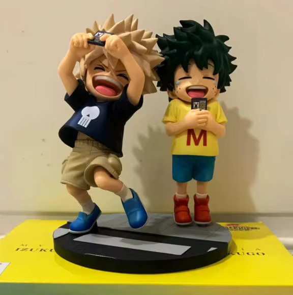 Bandai My Hero Academia Kindheits-Izuku Midoriya / Kindheits-Katsuki Bakugo Figur Modell Dekorationspuppe, Einzelfigur - Bild 4