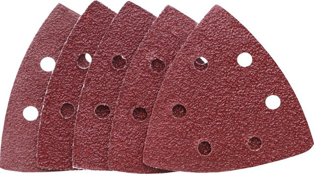 LUX-TOOLS Schleifauflage für Deltaschleifer, 25 Stück, Durchmesser: 9,6 cm, Körnung K 40 - Bild 1