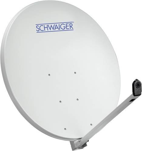 Schwaiger SPI1000.0 SAT Antenne aus Aluminium in Hellgrau mit 97 cm Durchmesser - Bild 1