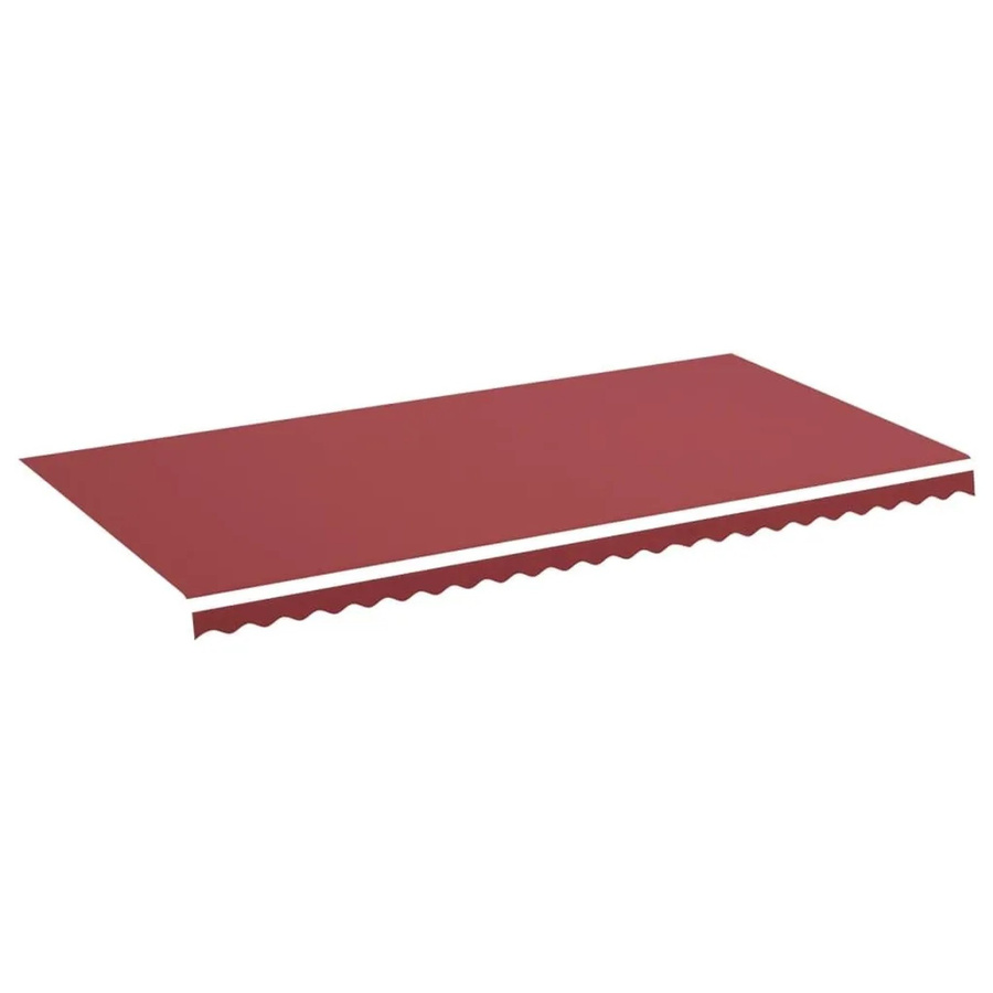 vidaXL Markisenbespannung aus Polyester in Burgunderrot B: 6 m, H: 3 m - Bild 2