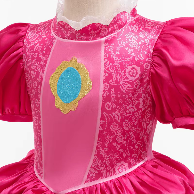Disney Super Mario Prinzessin Peach Kostüm-Set, Rosa/Pink - Bild 3