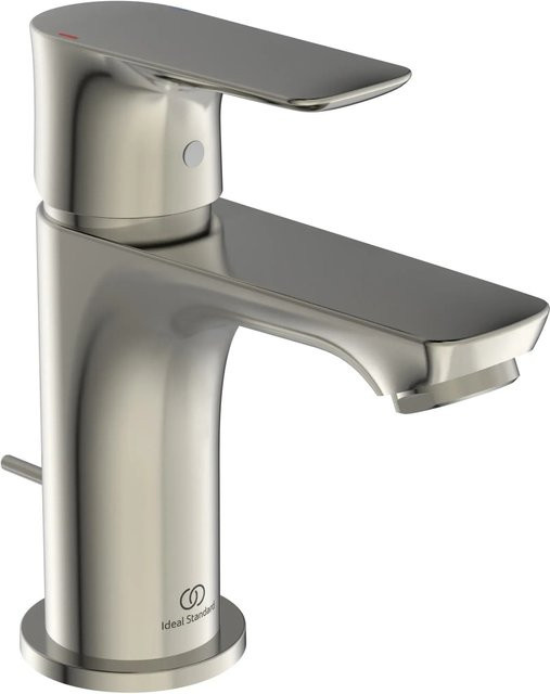 Ideal Standard Waschtischarmatur Connect Air Piccolo in Silver Storm mit Einhebelmischer und Pop-up-Abfluss - Bild 1