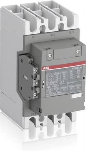 ABB AF190-30-11-14 Schütz mit 4 Schließern und 1 Öffner, 90kW, Grau - Bild 1