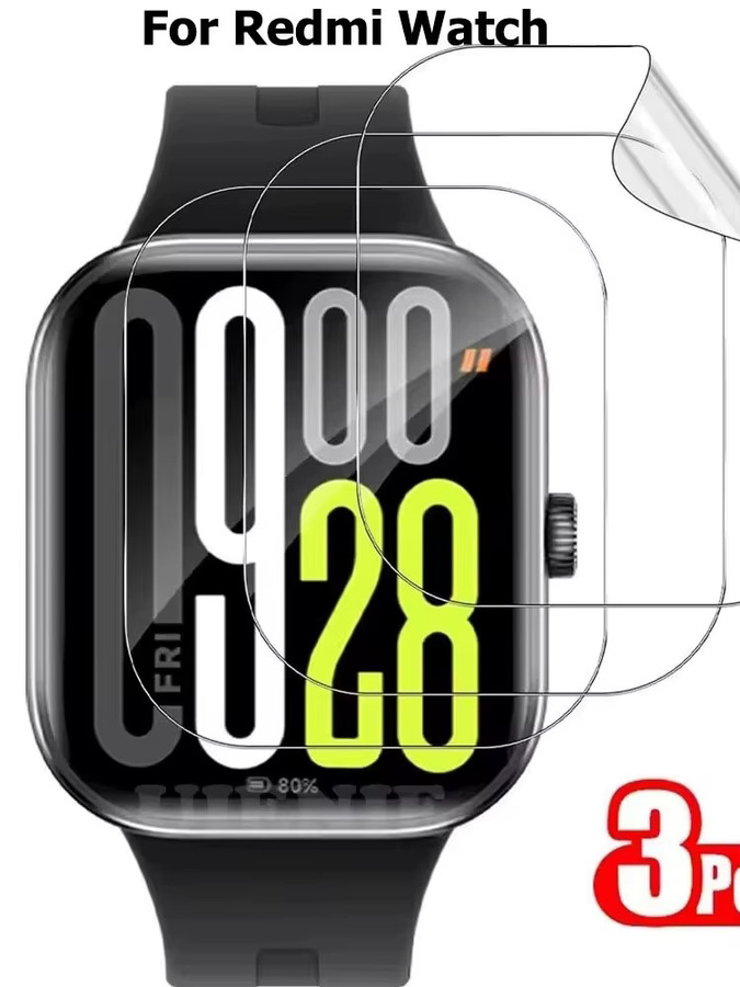 Xiaomi Smartwatch-Displayschutz Hydrogel-Folien, transparent, Redmi Watch 5 Active Lite 4 - Bild 6