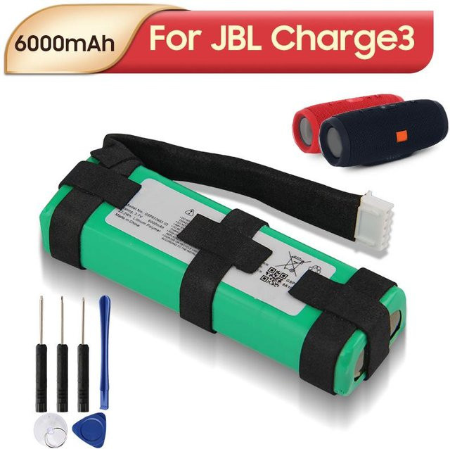 JBL Charge 3 Ersatzakku mit 6000mAh in Grün - Bild 1