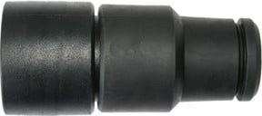 Starmix Anschlussmuffe aus Gummi drehbar konisch schwarz, Länge: 11 cm, Durchmesser: 36,5-37 mm - Bild 1