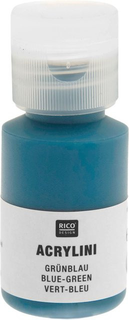 Rico Design Acrylini Acrylfarbe Grünblau Petrol für Holz - Bild 1