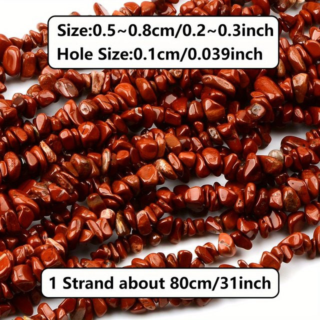 NASSBORO Perlen, Red, Unisex, 5-8mm - Bild 1