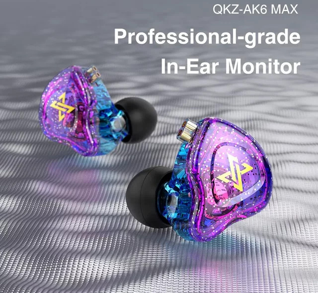 QKZ AK6 In-Ear Kopfhörer mit dynamischen Bässen und Geräuschunterdrückung in Multicolour - Bild 1