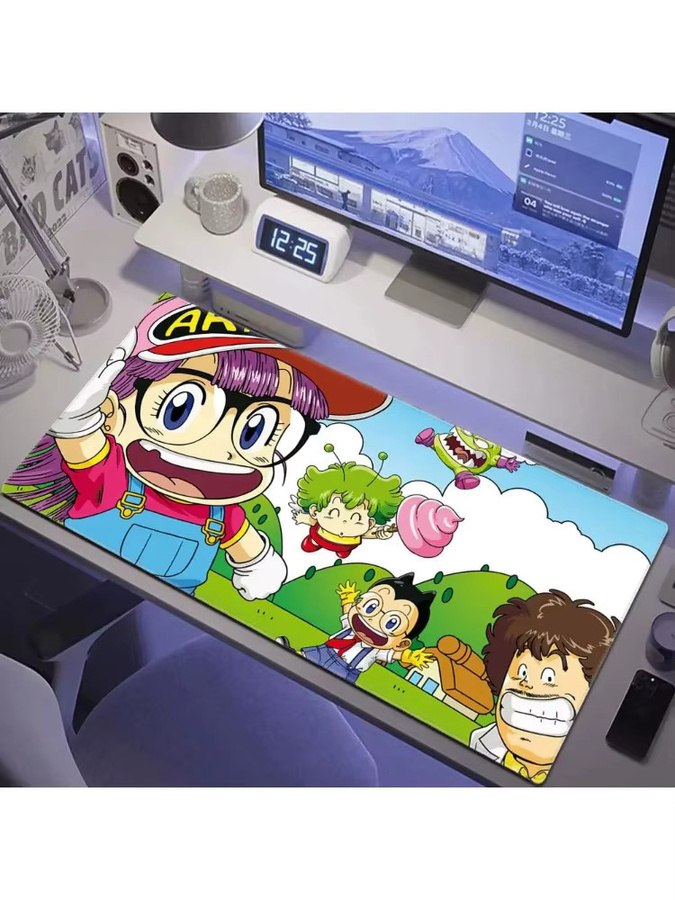 Potdemiel Dr. Slump Anime Mousepad Multicolor, rutschfestes Gaming Mauspad für Computer und Büro - Bild 4
