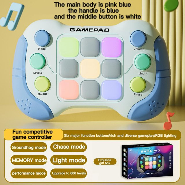 Linyi toy Wackelpudding-Spiel Drücken Spielen blau mit Musik 3-6 Jahre - Bild 1