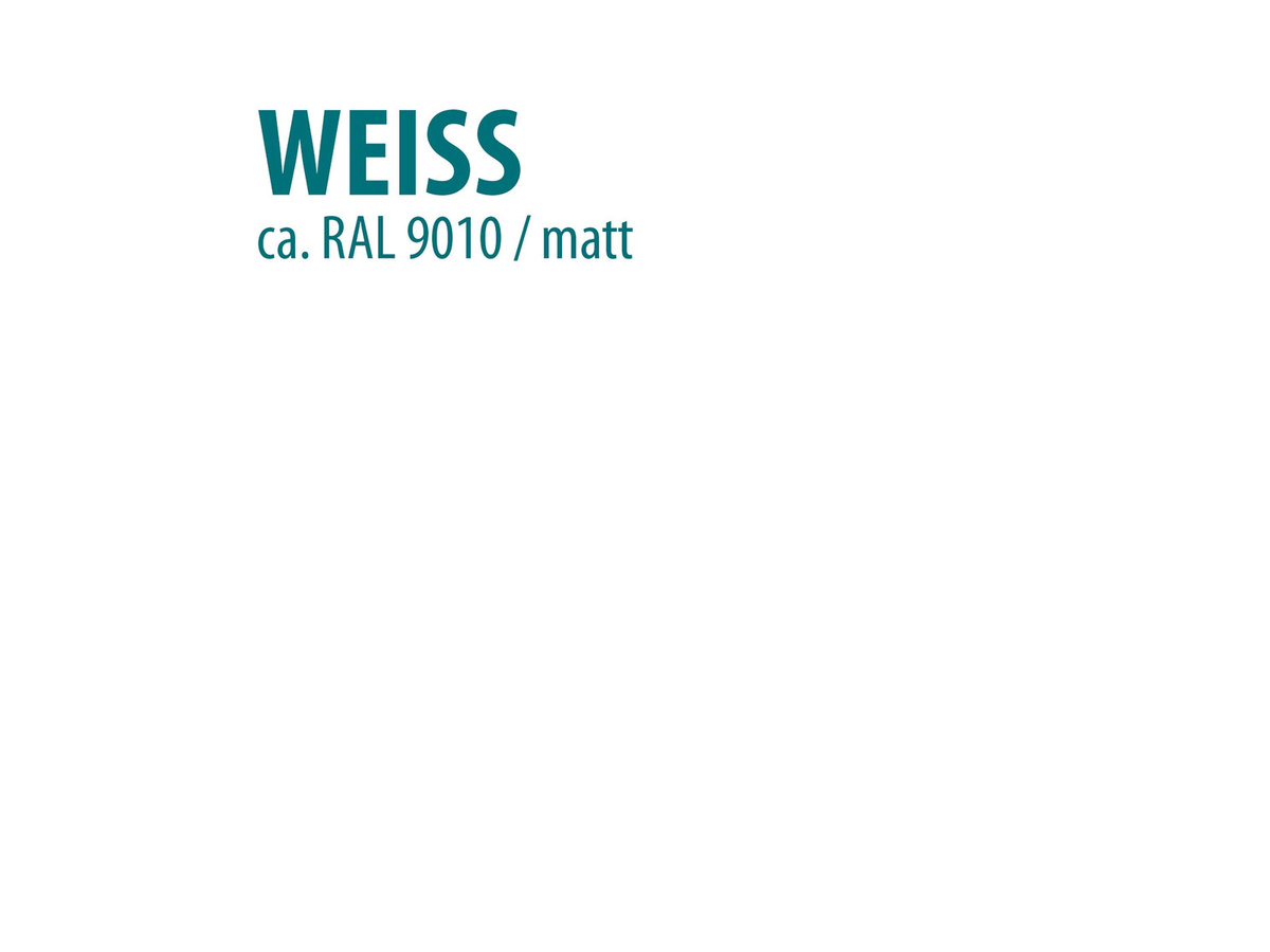 Baufix Express Deckfarbe Weiss matt 2,5 Liter - Bild 2