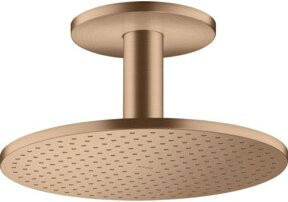 Hansgrohe Axor Kopfbrause 300 2jet mit Deckenanschluss in Brushed Red Gold, Rund, Durchmesser: 30,0 cm - Bild 1