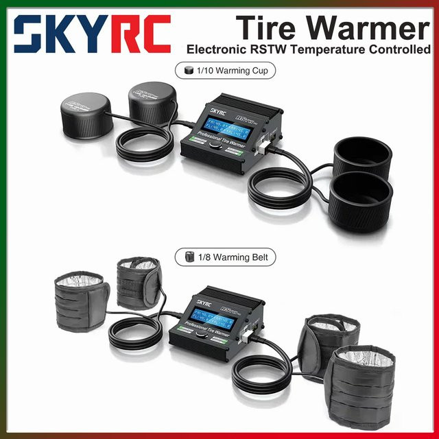 SKYRC Reifenwärmer, elektronisch, RSTW, temperaturgesteuert, für 1/10 1/8 RC Elektro-Tourenwagen - Bild 1