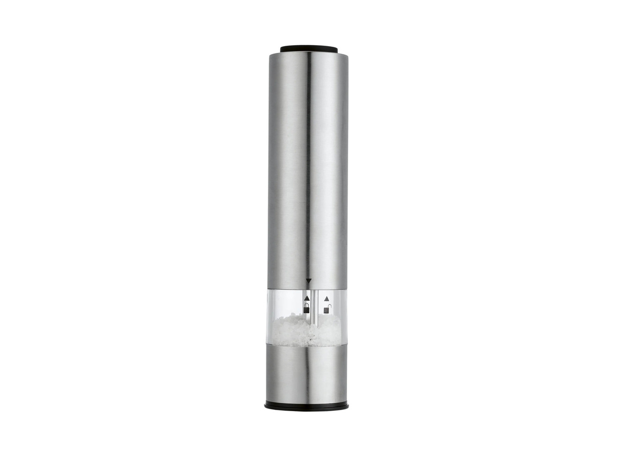 SILVERCREST Elektrische Salz- oder Pfeffermühle SSPM 6 B1 in Silber mit Keramikmahlwerk und Edelstahl-Akzenten - Bild 3