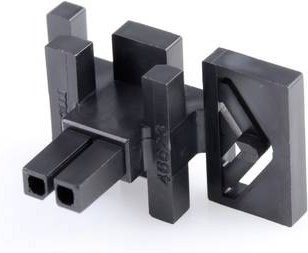 Molex Einbau-Buchsenleiste Standard 2-polig in Schwarz - Bild 1