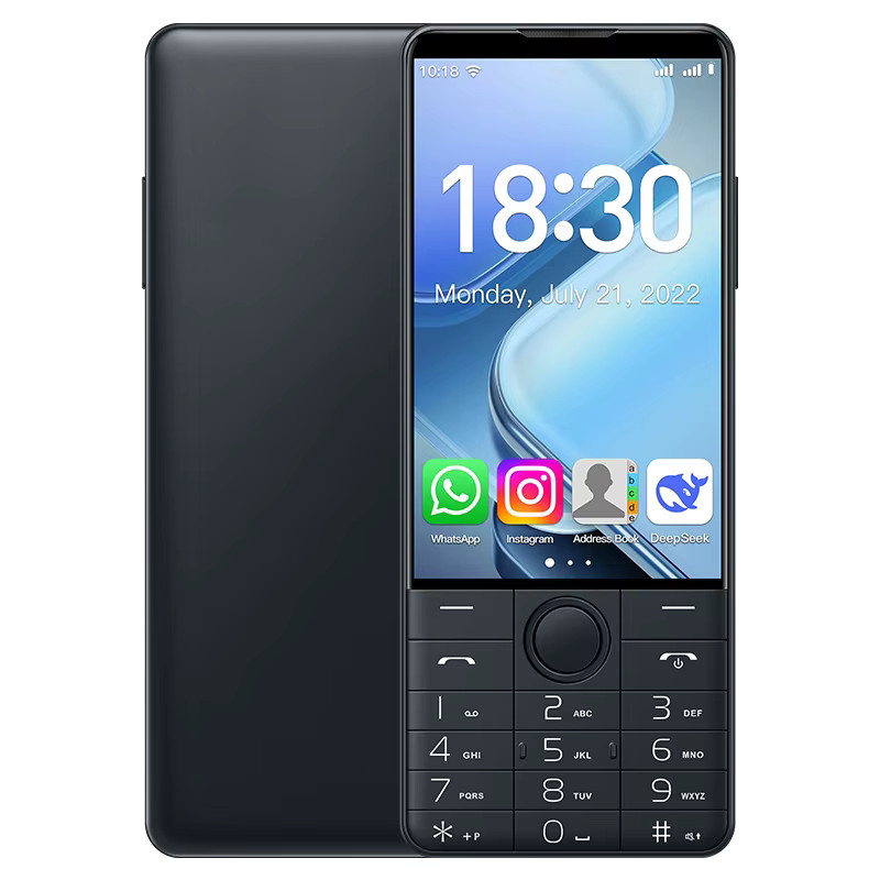DOOV R70 4G Smart Touchscreen-Tastenhandy in Weiß mit 4,0 Zoll Display, 6GB RAM, 128GB Speicher, Android 14 und Hebräischer Tastatur ohne Kamera - Bild 4