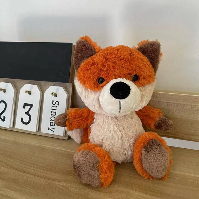 NICI Fuchs Waschbär Plüschtier, 25cm, schwarz - Bild 1