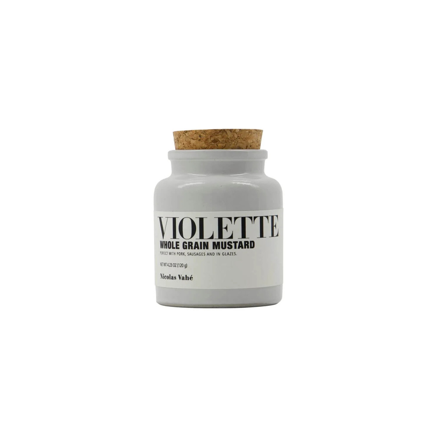 Nicolas Vahe Violetter Senf mit Traubenmost 120 g - Bild 1
