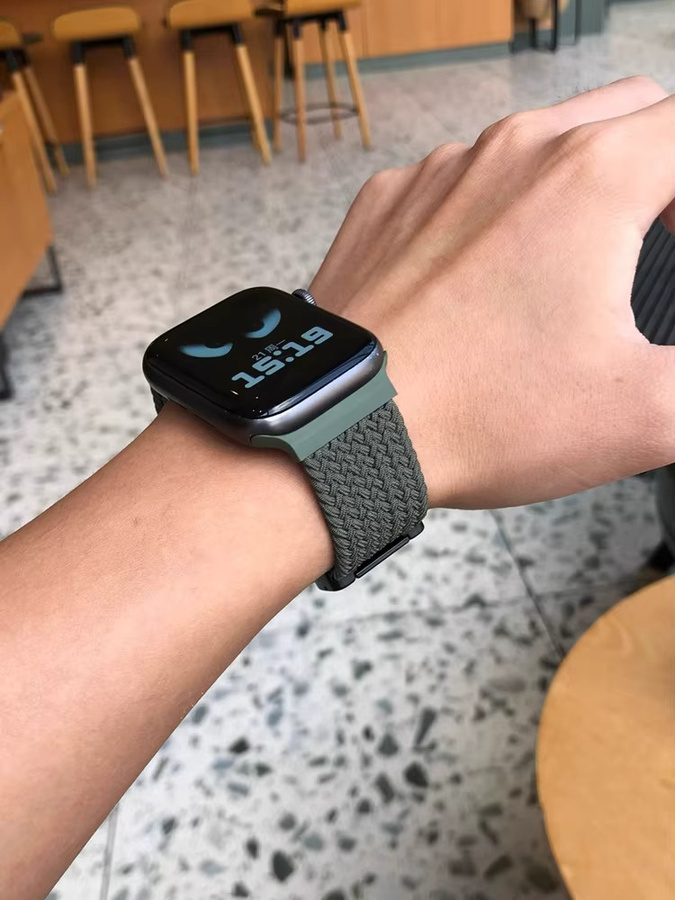 LCAPLE Uhrenarmband Textil/NATO, Schwarz, Unisex - Bild 2
