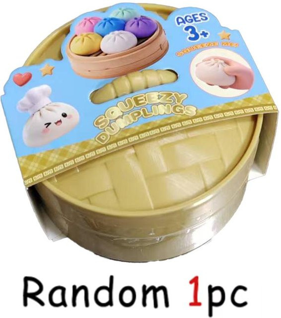 BC Pet Supplies Jumbo-Knödel-förmiger Squishy Spielzeug mit Dampfgarer, Quetschspielzeug - Bild 1