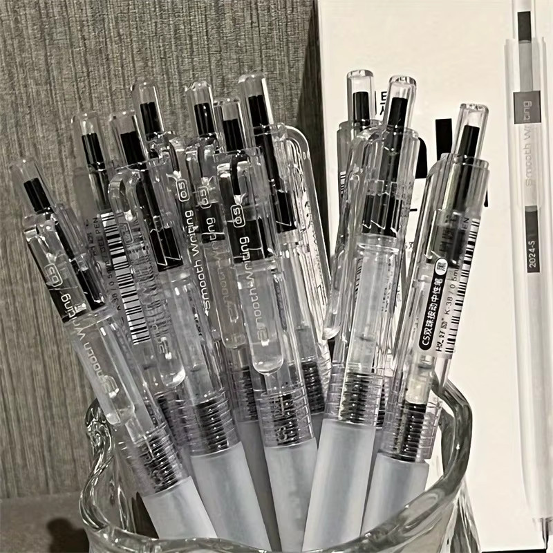 5-teiliges Gelschreiber-Set in Blau und Rot für Schule und Büro - Bild 3