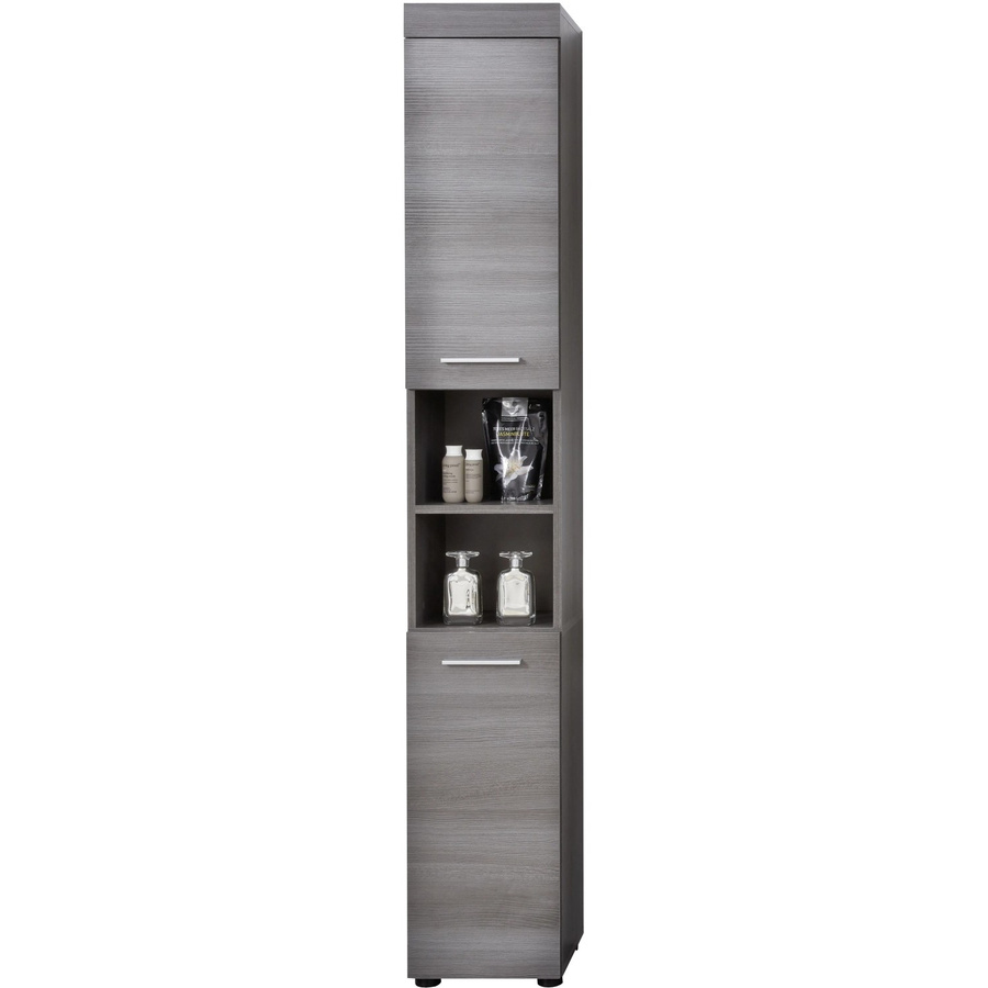 Trendteam Bad-Hochschrank Runner Sardegna grau Rauchsilber B/T/H: 30 x 31 x 190 cm - Bild 2