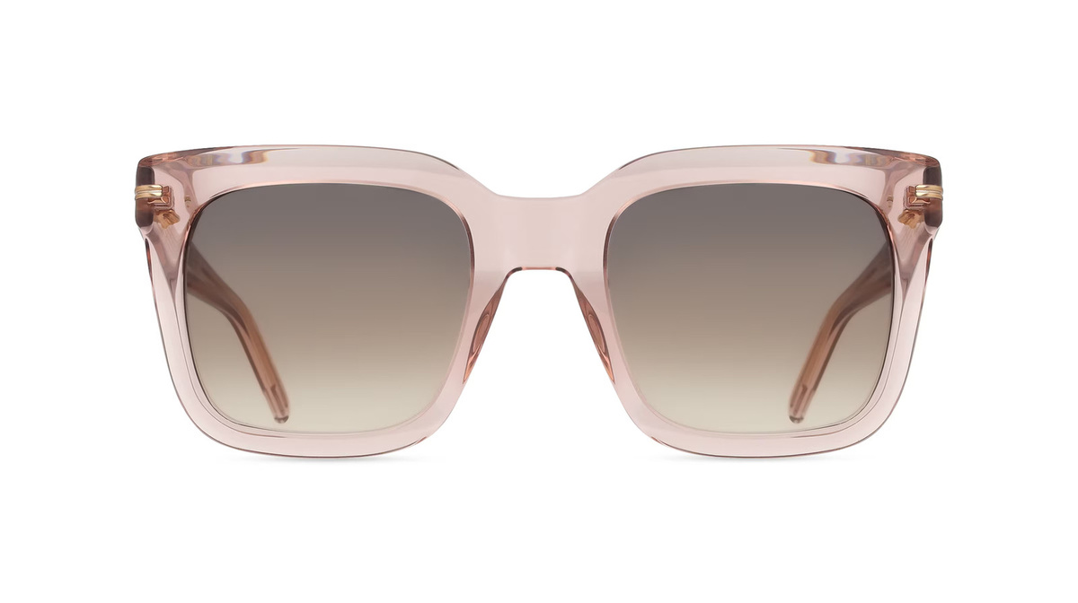 Hugo Boss 1656/S Sonnenbrille Vollrand, quadratisch, Acetat, pink, grau, Damen - Bild 1