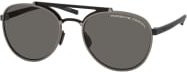 Porsche Design P 8972 Sonnenbrille, Rund, Vollrand, Titanium, Grey, Unisex, polarisiert - Bild 1