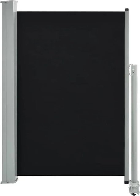 furnicato Ausziehbare Seitenmarkise Schwarz B: 300 cm, H: 120 cm - Bild 1