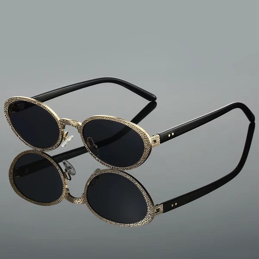 KAMMPT Sonnenbrille, Oval, Vollrand, Metall, Damen - Bild 1