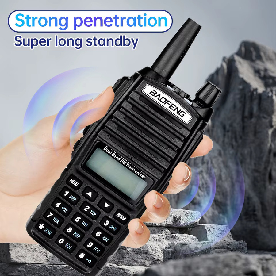 Baofeng UV-82X Dualband Walkie Talkie Transceiver mit 10 W Leistung in Schwarz - Bild 3