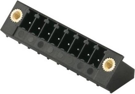 Weidmüller Stiftgehäuse-Platine BC/SC in Schwarz, 50 Stück, Rastermaß: 3.81 mm - Bild 1