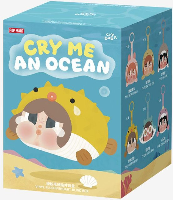 POP MART CRYBABY Cry Me An Ocean Serie, Vinyl Plüsch Anhänger Überraschungsbox - Bild 1