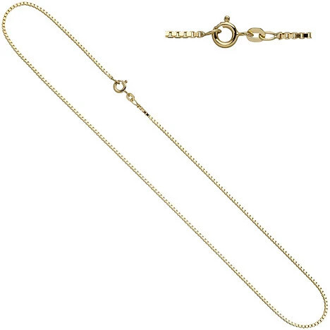Colfem Venezianerkette 333 Gelbgold, 1,5 mm, 40 cm, Unisex - Bild 1
