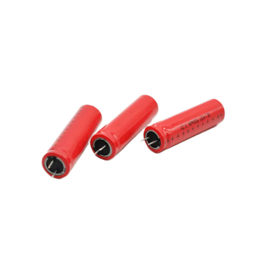 T&E Lithium-Eisenphosphat-Kondensator 14500 Akku, 3,2V, 500mAh, Rot - Bild 2