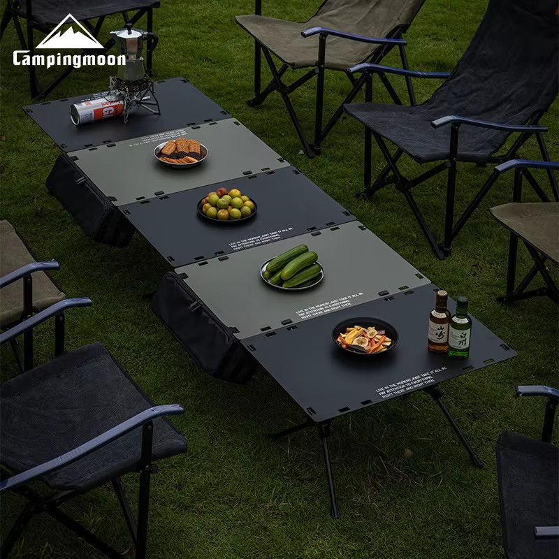 CAMPINGMOON T-510-QG Tragbarer taktischer Klapptisch für Outdoor und Camping in Schwarz - Bild 3