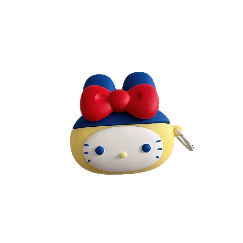 Sanrio Silikonhülle für AirPods Pro 2, 4. Generation, 3, 2, 1 in Multicolour mit Lanyard - Bild 4