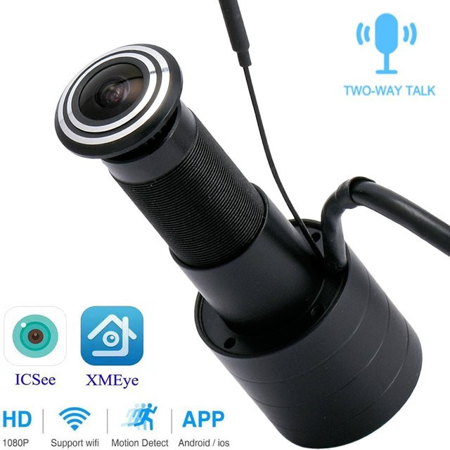 HQCAM WiFi Video Türspion mit 3MP 1080P HD Auflösung, Bewegungserkennung und Wireless Intercom Monitor für deine Home Security - Bild 1