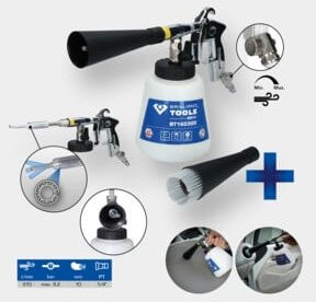 Brilliant Tools Druckluft-Reinigungs-Pistole in Weiß aus Metall - Bild 1