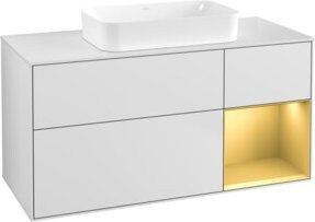 V&B Waschtischunterschrank Finion in Weiß Lack, B/T: 120 x 60 cm - Bild 1