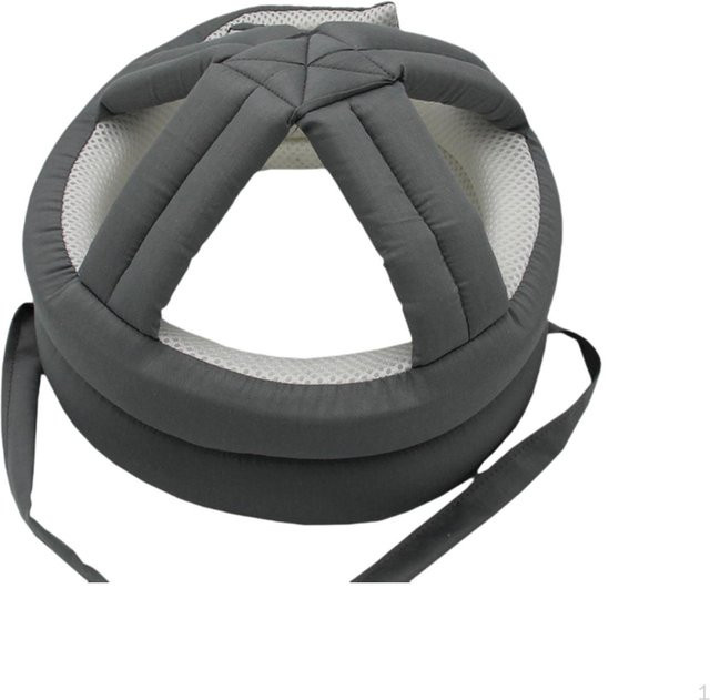 Moonice Anti-Sturz-Helm für ältere Menschen in Khaki Gray, verstellbar und weich gepolstert - Bild 1